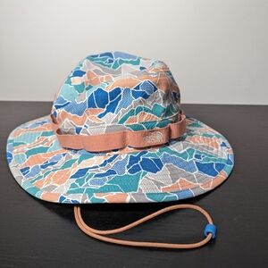 The North Face Men's Class V Brimmer Hat - Meld Grey Mountain Camo Print - L/XL